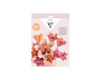KIT DÉCOUVERTE, 20,6x1,9x29cm - Bouquet de fleurs en origami