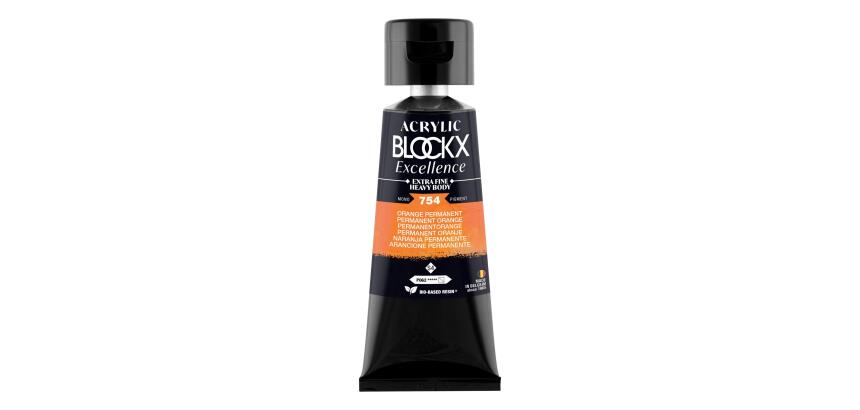 Peinture acrylique extra-fine fine tube 75ml - Orange permanent