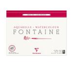 Fontaine bloc collé 4 côtés 25F 30x40cm 300g grain fin