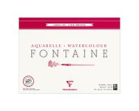 Fontaine bloc collé 4 côtés 25F 30x40cm 300g grain fin