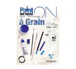Paint'On gelijmd blok, gekorreld papier, A6 15 vellen 250g