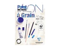 Bloc Paint'On encollé à grain A6 15 feuilles 250g