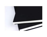 Goldline carnet rembordé rigide 50F A6 140g paysage - Blanc