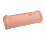 Trousse ronde PU Aquarel - 22,5x7,5cm - Couleurs assorties