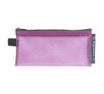 Transparente Tasche/Etui mit Reißverschluss, flexibler Kunststoff, Kollektion Pop'N Co - Farben sortiert