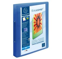 Krea Cover Ring Binder Rigid Cover, PP, 2O Rings 30mm, A4 Maxi - Assorted colours