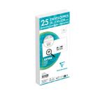 Adheclair 110x220mm 80gsm envelope window 35x100mm packed 25s - White