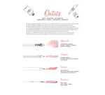 ODELIA, Bloc de coloriage multi-techniques de 20 feuilles A4 250g, Les femmes