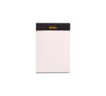 Bloc agrafé Rhodia le R N°11 7,2x10,5 cm 70 feuillets ligné 90g - Orange