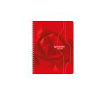 Spiralbuch 17x22 cm, 50 Blatt kariert 70g - Sortiert