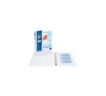 Classeur 4 anneaux cartonné Exacompta Kreacover® personnalisable A4 maxi - Dos 7,5 cm blanc