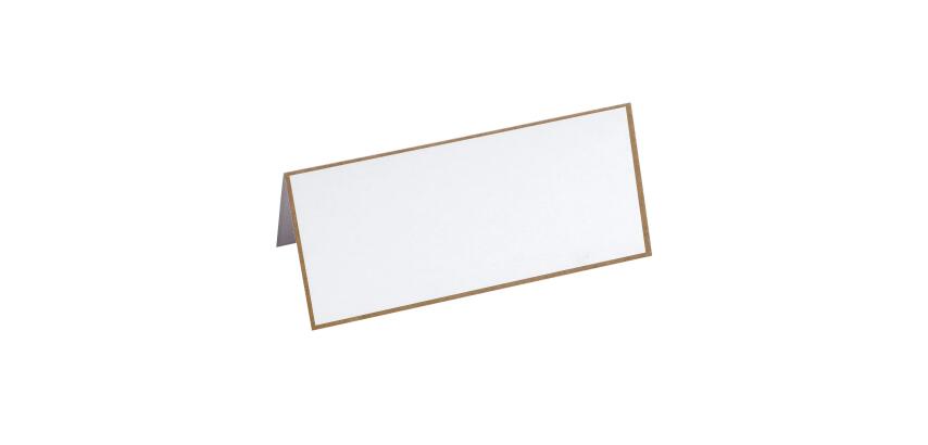 50 Tafelkaartjes/ boord 44x96 goud