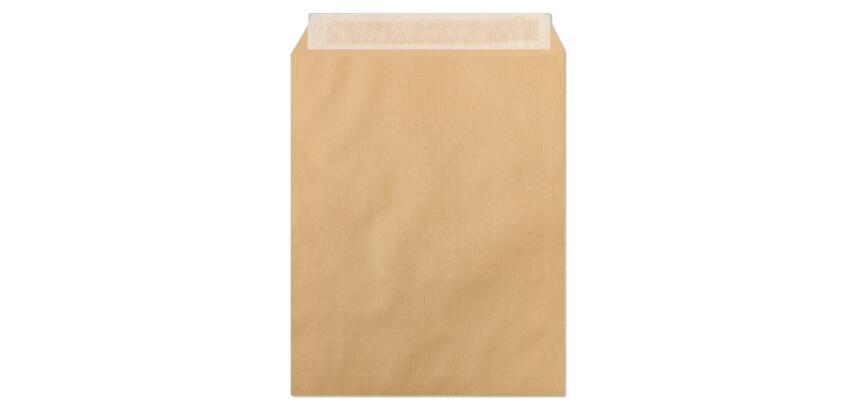 Boite de 250 Pochettes Kraft Milleraies Brun 24-260x330 mm - Auto-Adhésives - 90g/m2 - Brun