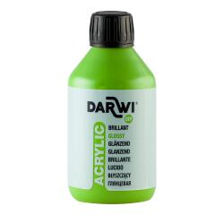 Darwi Flacon de 250 ml de Peinture Acrylique Universelle Brillante - Vert prairie