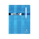 Tekenschrift geniet 24x32cm 12 blad uni - Willekeurige kleur - Blauw