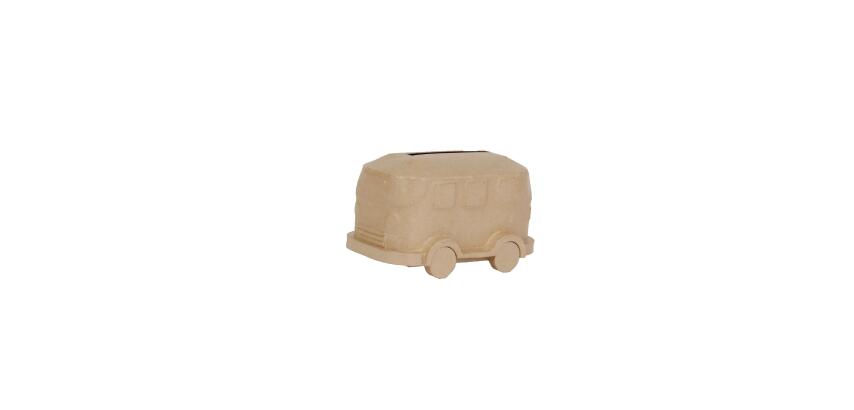 Campervan Shaped Letter Box 31x19.5x19cm - Kraft