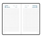 Agenda de poche Journal 15 Quadrillé Plastique 9 x 14,6 cm Janvier à Décembre 2027 - Coloris aléatoire