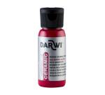 DARWI 50 ml fles koude keramiek verf, karmijn rood