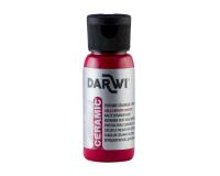 DARWI Flacon de 50 ml de Peinture sur Céramique à Froid - Carmin