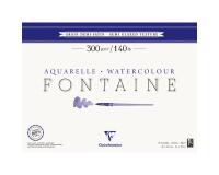 Fontaine bloc collé 4 côtés 25F 36x48cm 300g grain demi-satiné
