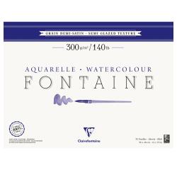 Fontaine bloc collé 4 côtés 25F 36x48cm 300g grain demi-satiné