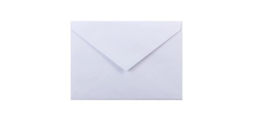 25 enveloppes 162x229mm Vergé de France doublées gommées