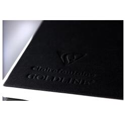 Goldline carnet rembordé rigide 50F A5 140g paysage - Blanc