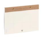 Flying Spirit Kraft bloc planner à rivets 24x17cm 60 feuillets imprimés détachables. - Kraft