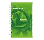 7000,adresboekje spiraal 11x17 90 blad Q.5x5 70g. - Geassorteerde kleuren