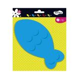 FORMES A DECORER, Sachet de 20 formes 130g/m² au format 17x16,5cm - Poissons - Assortiment