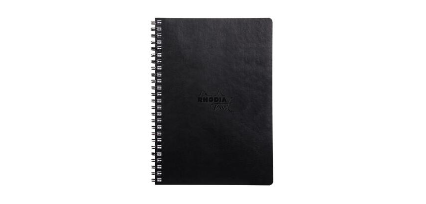 Rhodia Touch Mixed Media Book, papier Paint'On extra-blanc 250g - A4 portrait, 64 pages - Noir