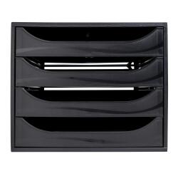 Modulo de clasificación Multiform Ecobox de 4 cajones noche azul