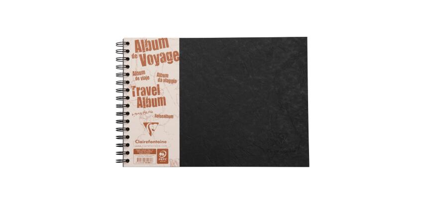 Album de voyage Age Bag reliure intégrale A4 paysage 80 pages ligné 120g + uni à grain 160g