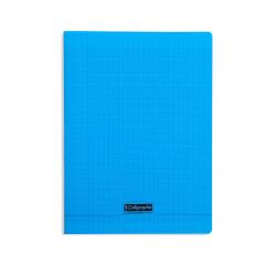 Cahier piqué 8000 POLYPRO A4 192 pages grands carreaux 90 g - Bleu