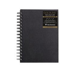 Goldline® Tekenboek hardcover spiraal 64 blad 140g A5 (14,8x21cm) - Ivoor