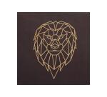 BLACK FOREST Carnet rembordé rigide A5 144 pages, Lion