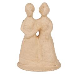 Figurines mariés : femme + femme - Kraft