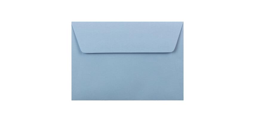 25 enveloppes C6 (114x162mm) Vergé doublées adhésives