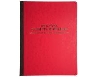 Piqûre 315X245 Registre objets mobiliers 80 pages - Couleurs assorties