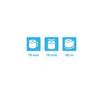 Spools Balances Exacompta 40991E - w 76 mm x L 60 m, Ø 70 mm - 1 ply - pack of 10