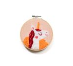 Punch Needle, Einhorn - Rosa