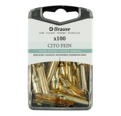 Boîte 100 plumes Cito fein