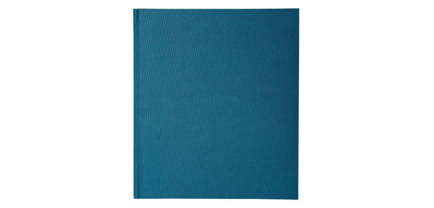 Registre 32x27cm Enregistrement du courrier 26 lignes 200 pages - Bleu