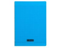 Cahier piqué 8000 POLYPRO A4 140 pages grands carreaux 90 g - Bleu