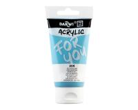 Darwi For You tube de peinture acrylique 75 ml - Bleu azur clair
