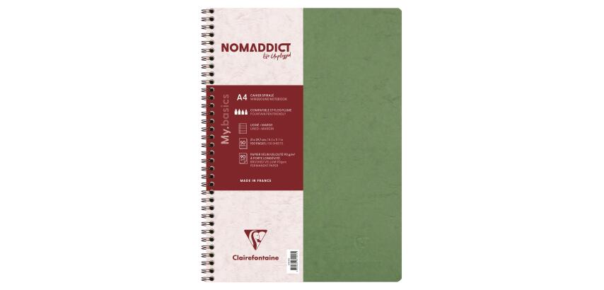 Spiral Notebook NOMADDICT, A4