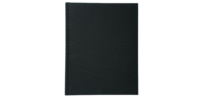 Geschäftsbuch 5x5 kar. 32x25 cm 100S - Schwarz