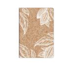 Cocoa motif, Sewn stitched A4 notebook - 21 x 29.7 cm, 96 pages, lined + margin, assorted - Cocoa