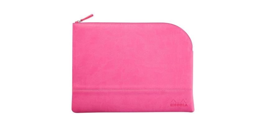 Rhodia Rhodiarama Zipped Pouch - 21 x 28cm - Fuchsia