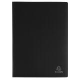 Protège-documents en polypropylène 5/10e OPAK pochettes Cristal 120 vues - A4 - Noir